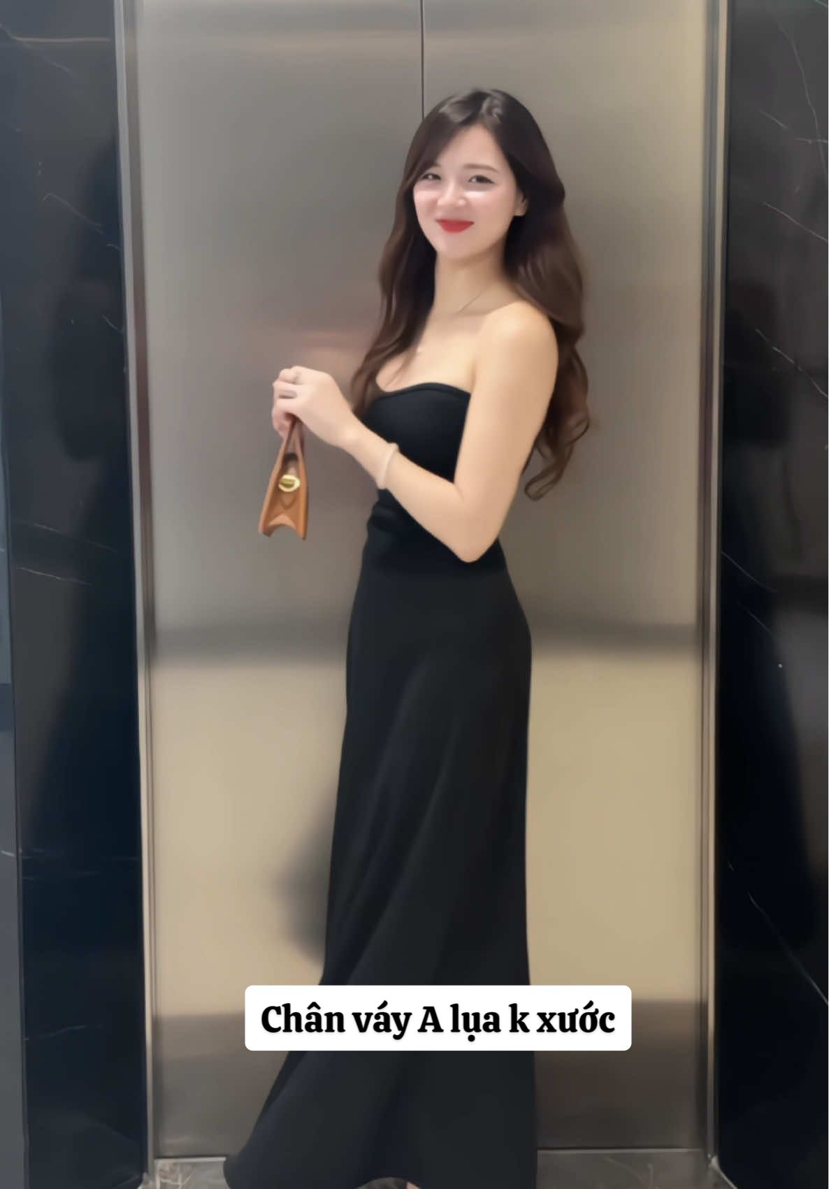 Chân váy A lụa k xước 