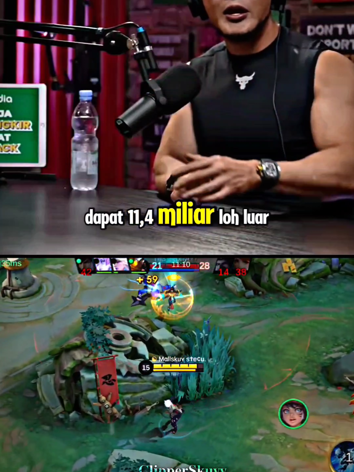 main game dapet 11,4 milyar⁉️😱 #rrqlemon #MLBBxNARUTO #MLBB #MobileLegendsBangBang #planofpublisher 