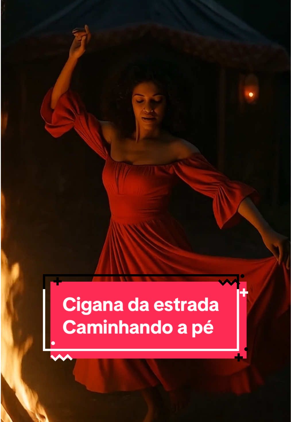 Vinha caminhando a pé, para ver se encontrava a minha cigana de fé. Vinha caminhando a pé, para ver se encontrava a minha cigana de fé. Parou e leu minha mão. Me disse a pura verdade, E eu so queria saber, aonde mora Pomba Gira Cigana, so queria saber, aonde mora Pomba Gira Cigana. 💃🏾👸🏾🚬🌟💛#pontosdeumbanda #umbanda #ciganadaestrada #pombagira 