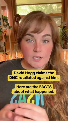 David Hogg claims the DNC is retaliating against him by voiding his election as Vice Chair. Is that true? I looked into it, and here’s what I found. #news #politics #leftist #democrats 