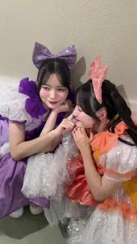 CD購入特典のペアチェキゲット出来ました？？💜🧡#CUTIESTREET #きゅーすと #kawaiilab #かわいいだけじゃだめですか? @真鍋凪咲 / CUTIE STREET @川本 笑瑠 