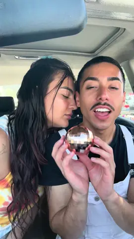 Lucky and I open a surprise 