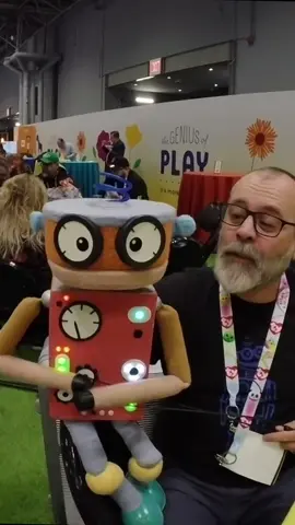 Meeting Wimee the Robot at Toy Fair was such a joy! Wimee was created by a veteran inspired by his work helping fellow veterans heal through creativity. That powerful mission led to @Wimee’s World —a lovable robot now inspiring kids to become creators, storytellers, and dreamers. From working with 30+ PBS stations to launching an app and landing a Zonderkidz book deal, Wimee is a beautiful reminder that imagination can truly change lives. #WimeeTheRobot #CreativeKids #PBSKids #STEMToys #ImaginativePlay #LearningThroughPlay #KidsContentCreator #toyfairlife #TikTokKids #parenttok 
