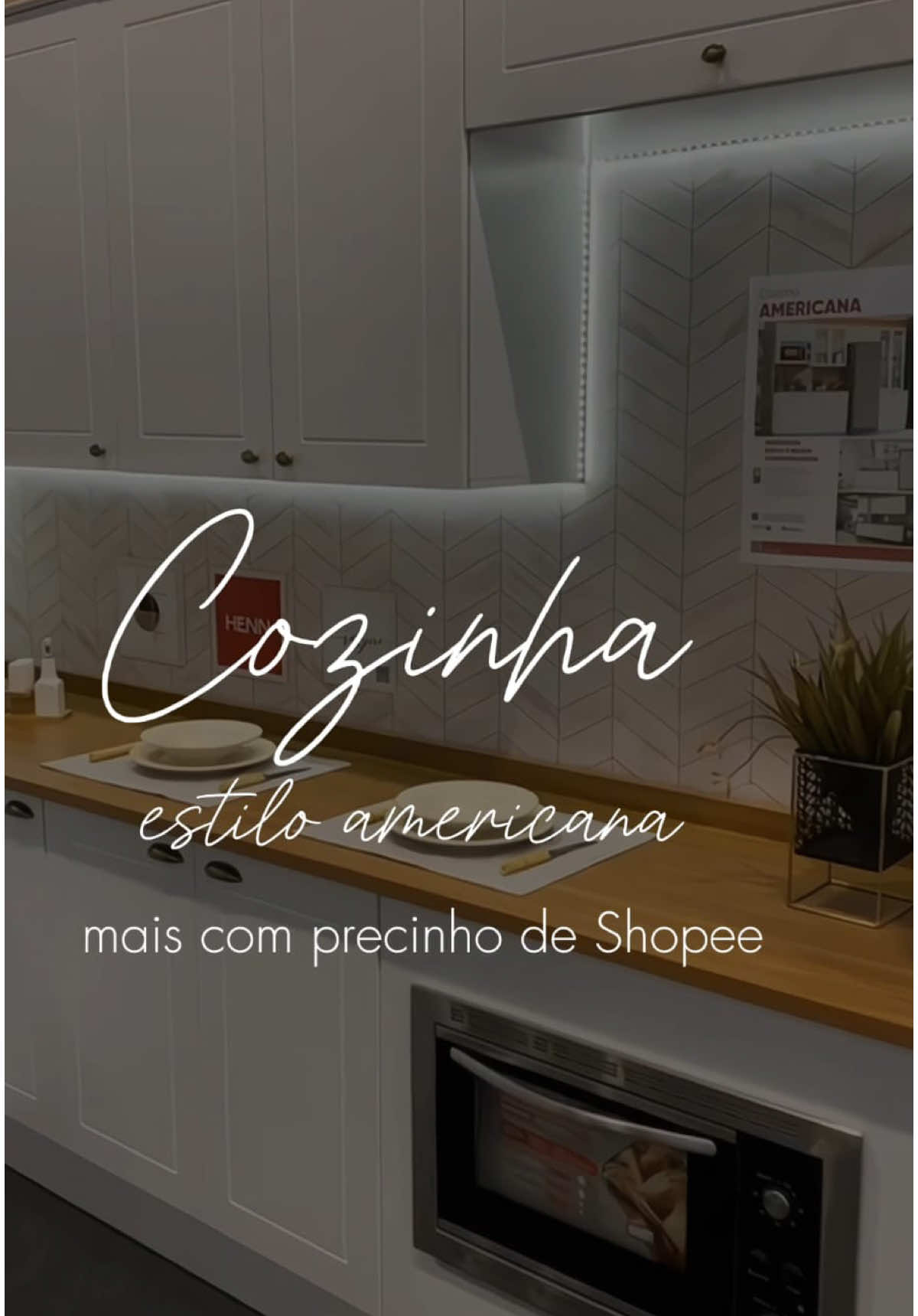 💫Bora compartilhar com os  amigos para que saibam que podem ter a cozinha americana dos sonhos muita mais em conta na shopee😍🏠            #cozinhamodulada  #cozinha  #cozinhaplanejada #cozinhadecorada  cozinha decorada, móveis cozinha americana Cozinha planejada, móveis planejados