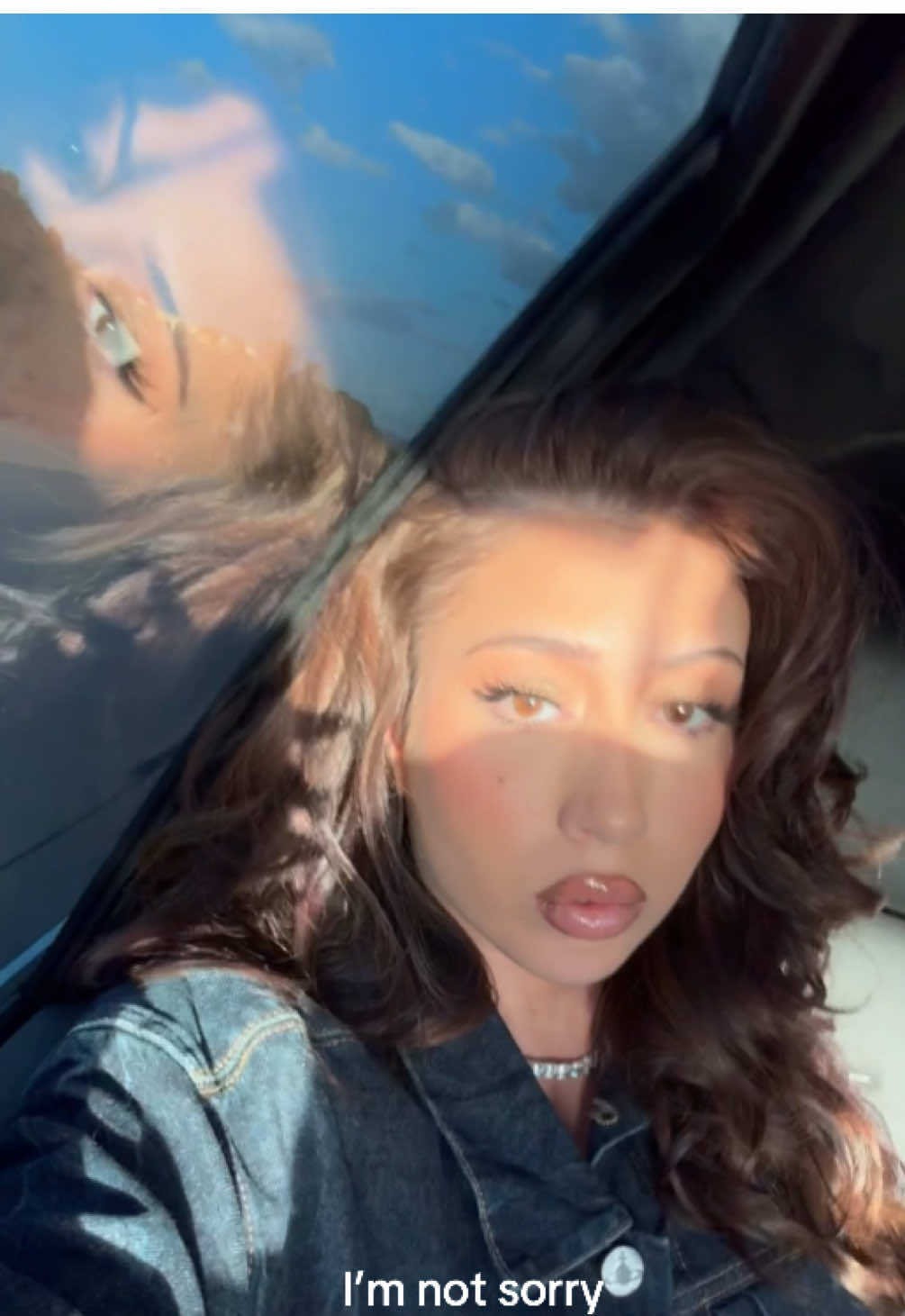 hope all my brown eyed girls are having a great day are your eyes orange in the sun too? 🍊