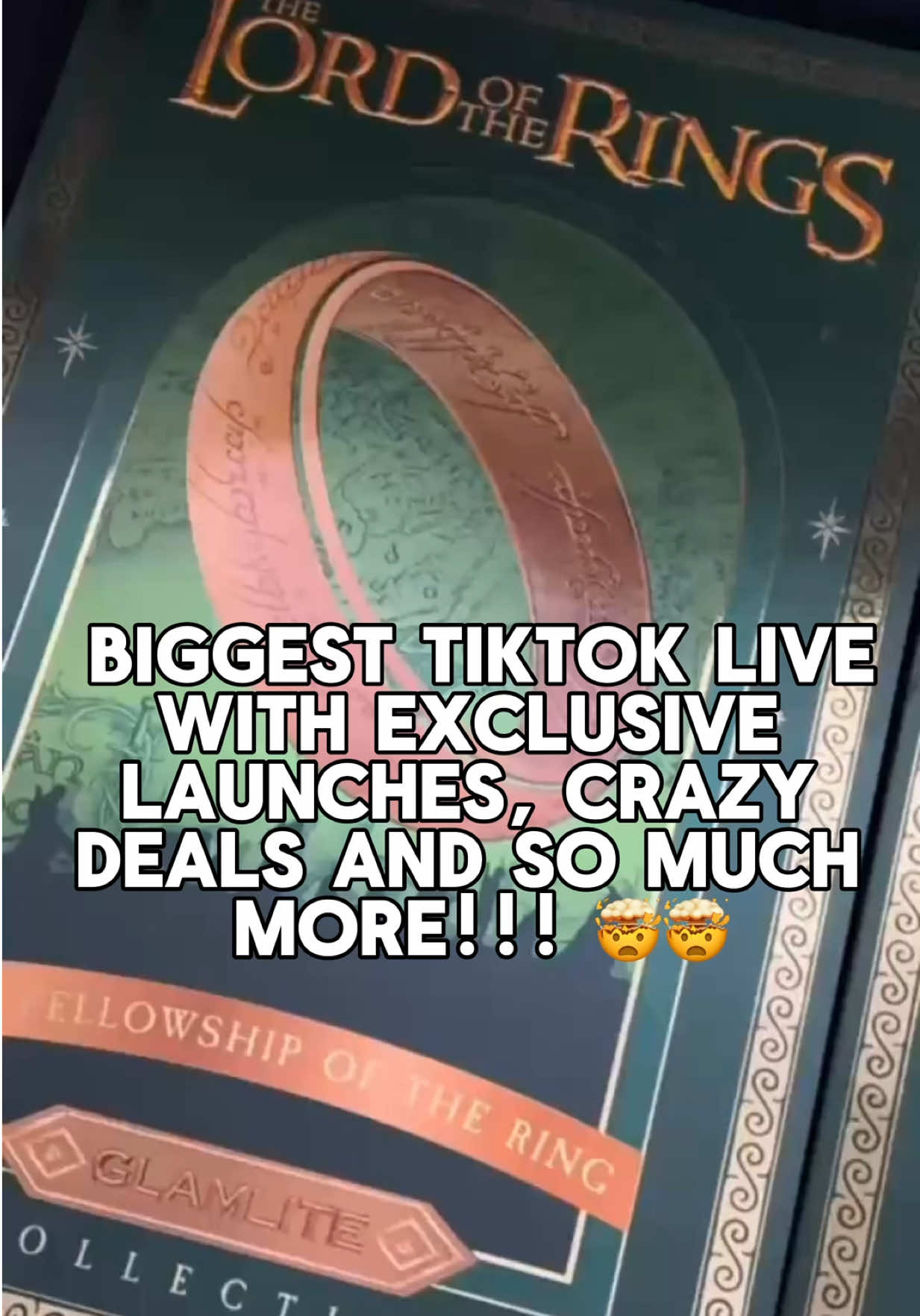 THIS MAY 16TH AT 12 PM PST!!! A TikTok EXCLUSIVE! EARLY ACCESS  ON THE FIRST EVER LORD OF THE RINGS MAKEUP COLLECTION!! WITH CRAZY DEALS Staring at $2!!!! 🤯 and SO MUCH MORE! You DONT WANT TO MISS OUT 🤭 #lotrxglamlite 