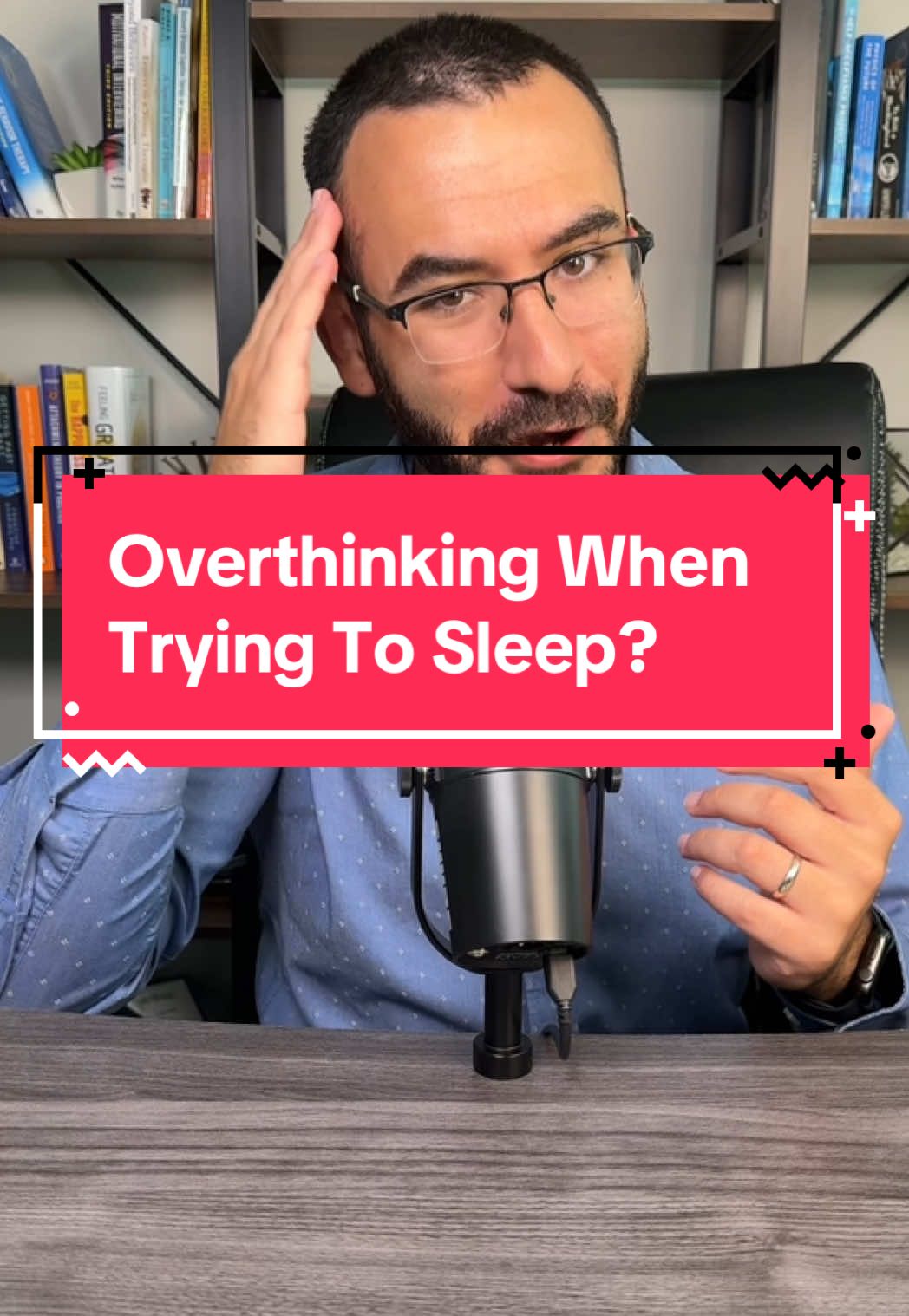 Do you overthink when you are trying to fall asleep? This might be why! #sleepproblems #sleepissues #insomnia #sleephygiene #overthinker #overthinking #sleepanxiety #fallasleepfast 