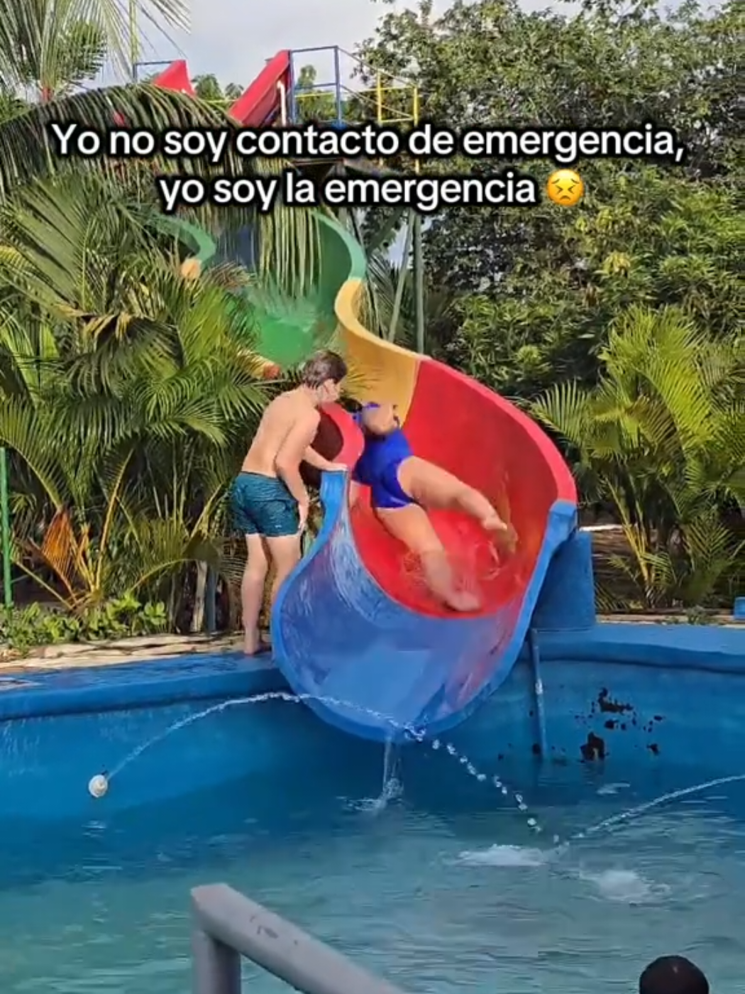 I'm not an emergency contact 😁 #fun #waterpark #holidays #travel #vacation 