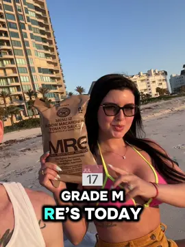Tired of eating soggy subs on the beach?! Look no further. #instantfood #mre #food #militaryfood #easymeal 