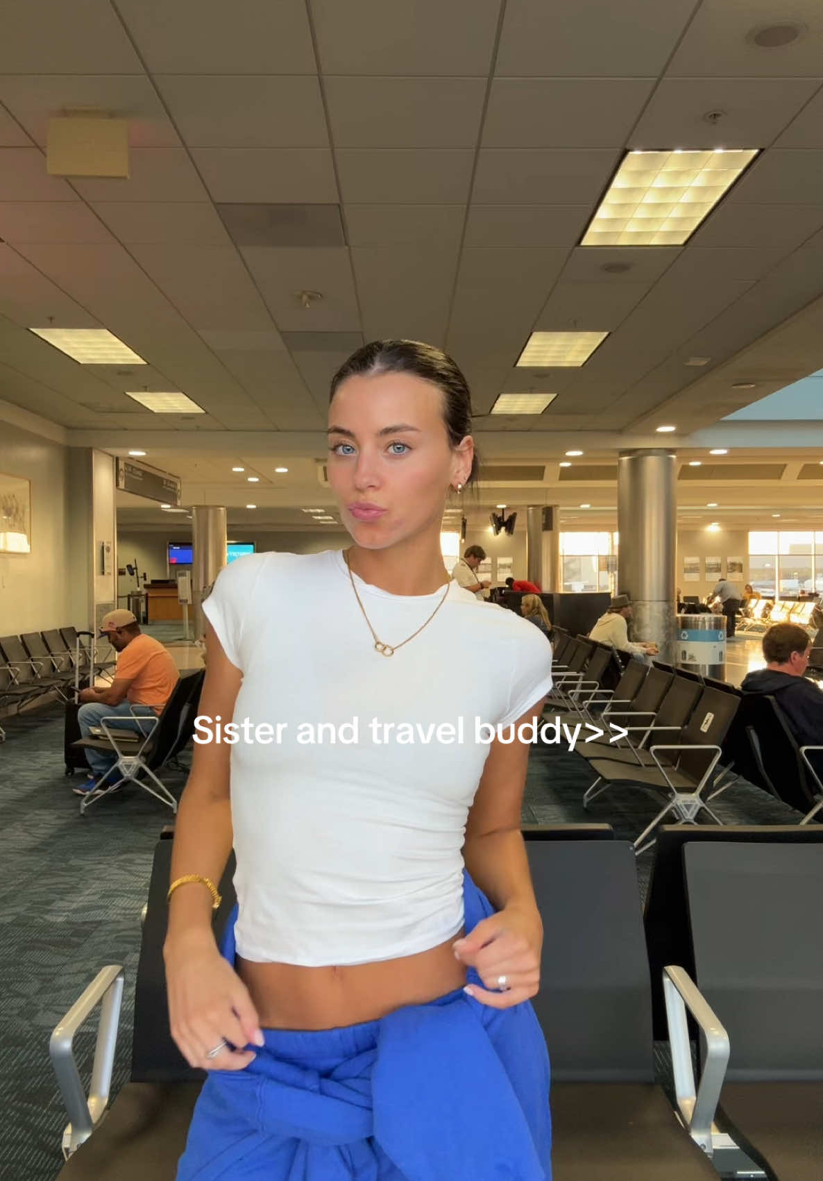 This is sm better than traveling alone!! Ps atl airport on a Wednesday is so nice 