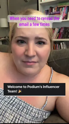 When you’re just hanging out at home and THAT email comes through. @Podium Entertainment ARE YOU KIDDING ME?! How freaking excited! I just couldn’t help myself with this audio. 
