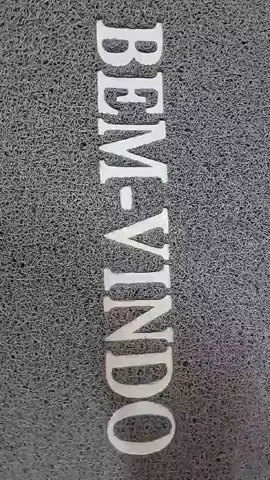 Tapete Capacho Porta de Entrada Casa Antiderrapante Bem Vindo PVC 38x58cm Minicasa Link para compra: https://s.shopee.com.br/8007X9QDMj