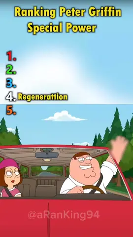 Ranking Peter Griffin special power/ Folow me For More ❤️🙏🏻 #petergriffin #familyguy #fyp #vairal #fouryou #100k #ranking #top5 