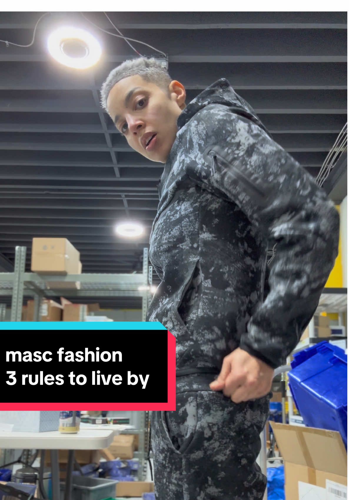 Masc faashion Fit and 3 rule to bulid your wardrobe #mascfashion #androgynous #styletok #wlw