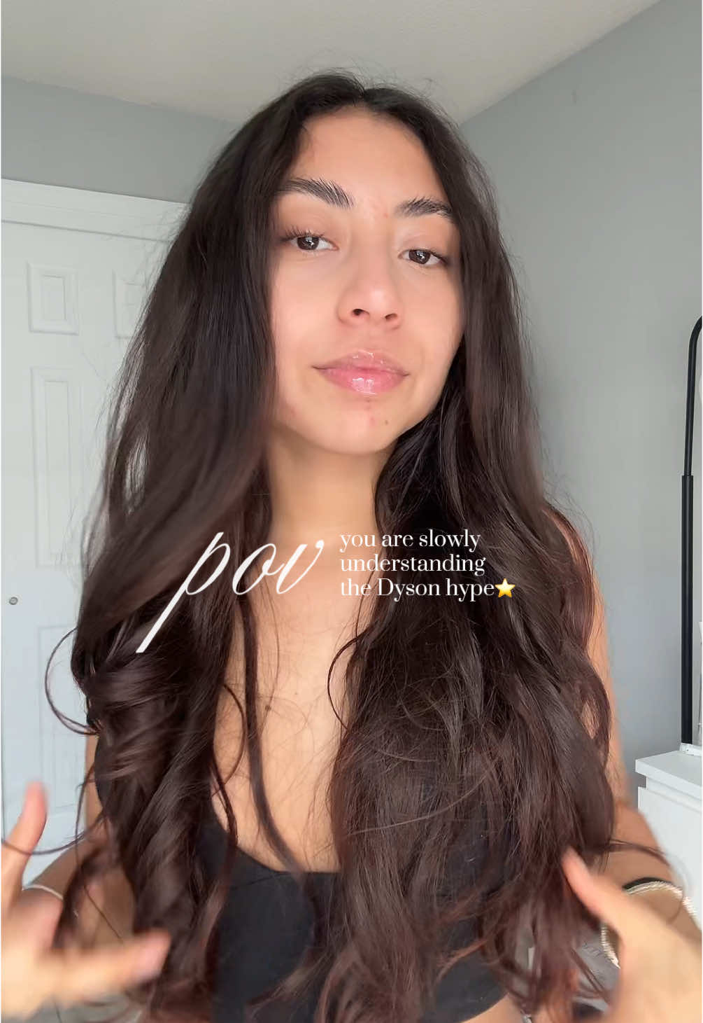took me 4 months to get it but I got it!!!😭⭐️ still work in progress les subiré miii progresoooo!  Sorry I doubted you @Dyson USA  #dysonairwrapcurls #hairtok #dysonresults #dysonhair #blowouthair #blowouthair #stylinghair #forgirlsonly 