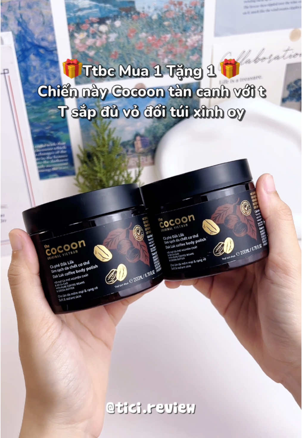 Săn lẹ Deal 1 Tặng 1 Tẩy tbc đi mấy pồ, vừa được zá 🌰 vừa có vỏ đổi túo xinh Cocoon #ticireview #taytebaochet #cocoon