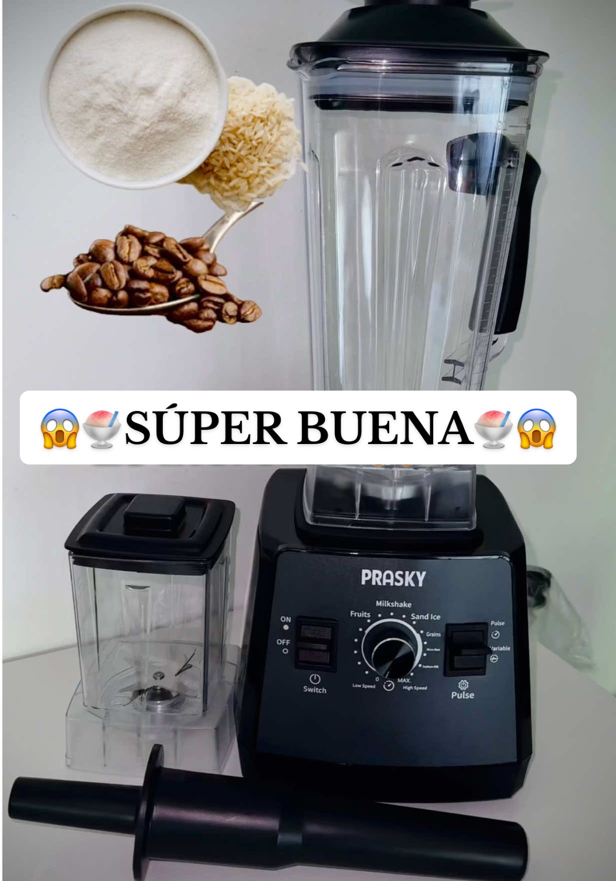 Está súper buena vale la pena 😱 #prasky #blender #ofertas #fyyyy #freeshipping #sifunciona #TikTokShopMemorialDay #kitchen #kitchenappliances #smoothies #licuadora #licuadoraprasky #viralproducts #denim #tiktokshopcreatorpicks 