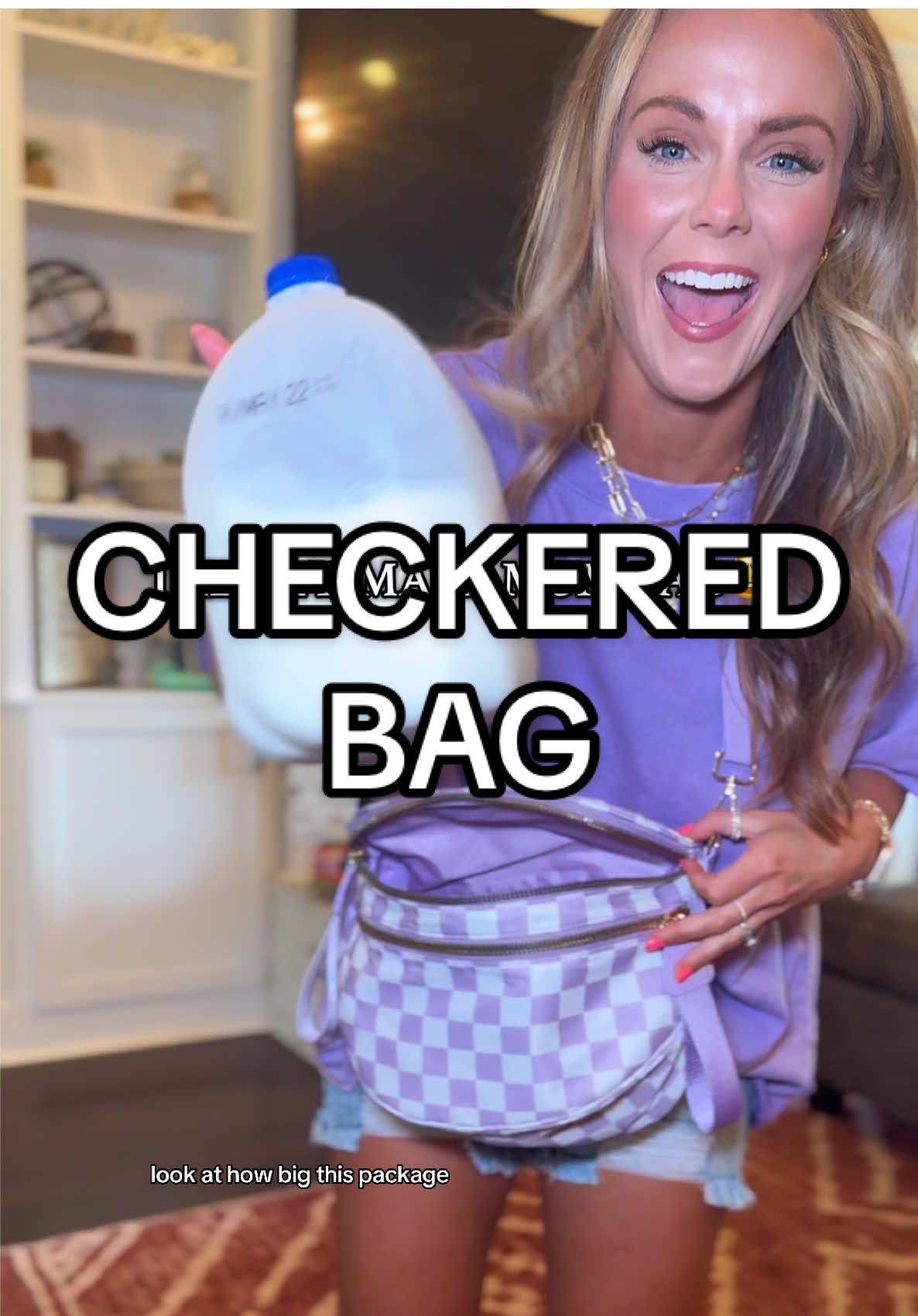 You never know when you’re gonna need a gallon of milk #purse #bag #checkered #mombag   #spring #springfashion  #momfashion #momstyle #momlife #OOTD #outfitideas #outfitinspiration #outfitoftheday #millenials #giftguide #TTSLevelUp #TTSdelightnow #tiktokshoprestock #tiktokshopspringglowup #springtok #tiktokshopcreatorpicks #springbreak #tiktokshopmothersday #tiktokshopmemorialday #ifyouknowyouknow 