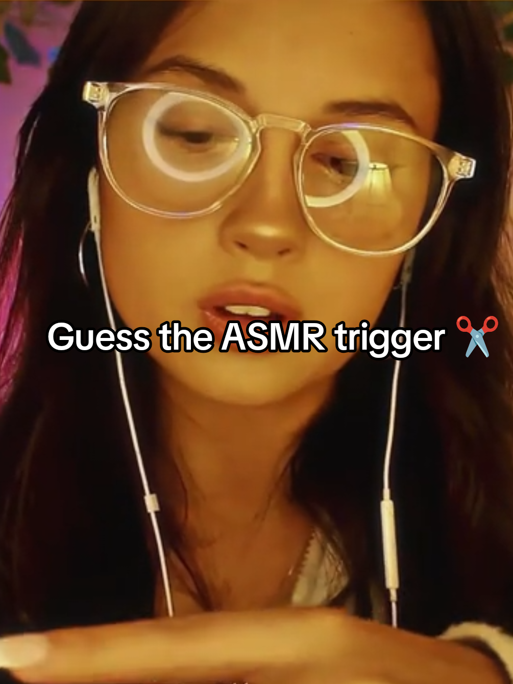 Keep your eyes closed and try to guess the trigger 🎧 (Cait ASMR) #fyp #asmr #asmrsounds #mouthsounds #asmrmouthsounds #asmrforsleep #relax #tingles #trigger #caitasmr 