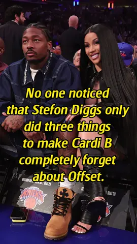 No one noticed that Stefon Diggs only did three things to make Cardi B completely forget about Offset #foryoupage #fyp #celebrity #usa #cardib #stefondiggs #offset 