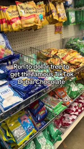Run to dollar tree to get the famous Dubai chocolate #fly #shopping #shop#f #flying #flypage #usefullifetips #life #dubai🇦🇪 #dubai #dubaichocolate #dollartree #shopping 
