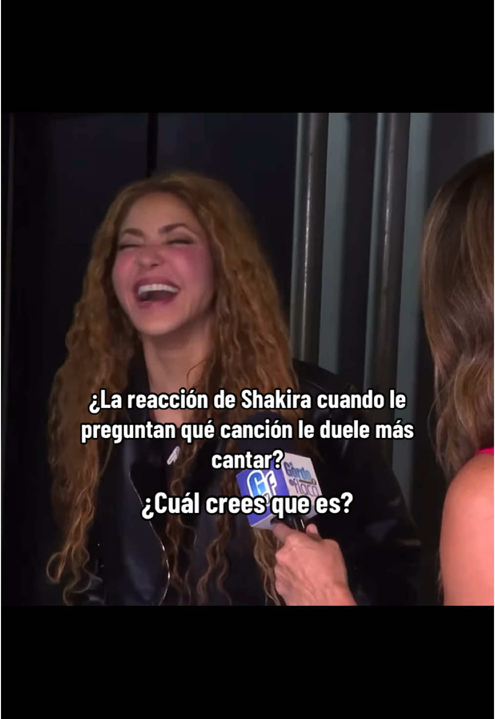 ¿La reacción de Shakira cuando le preguntan qué canción le duele más cantar?  #shakira #foryou #foryoupage 
