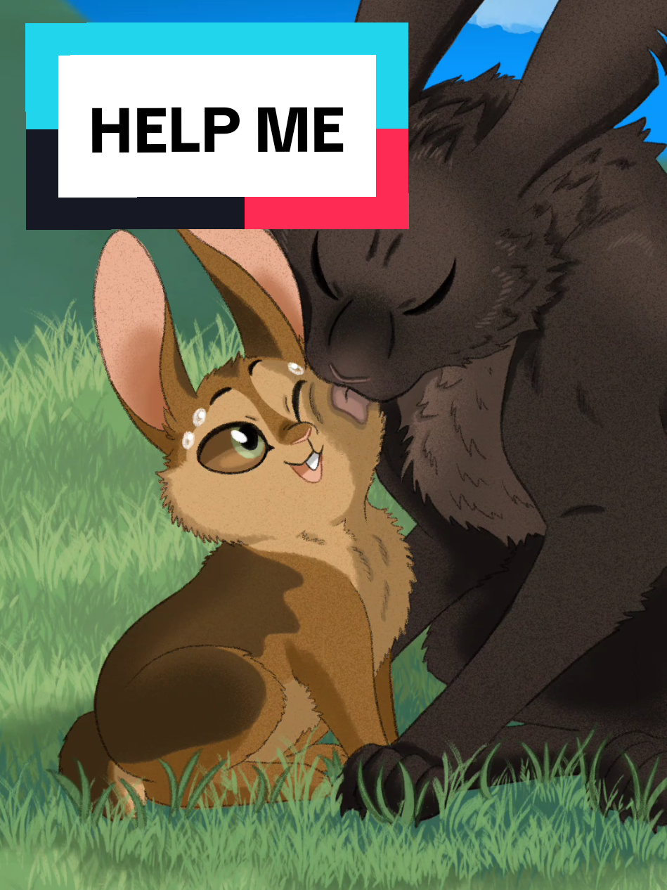 Next post will introduce the Black doe characters (yes, there's more than Loam). #watershipdown #pipkin #silver #Loam #oc #ocs #fanart #comic