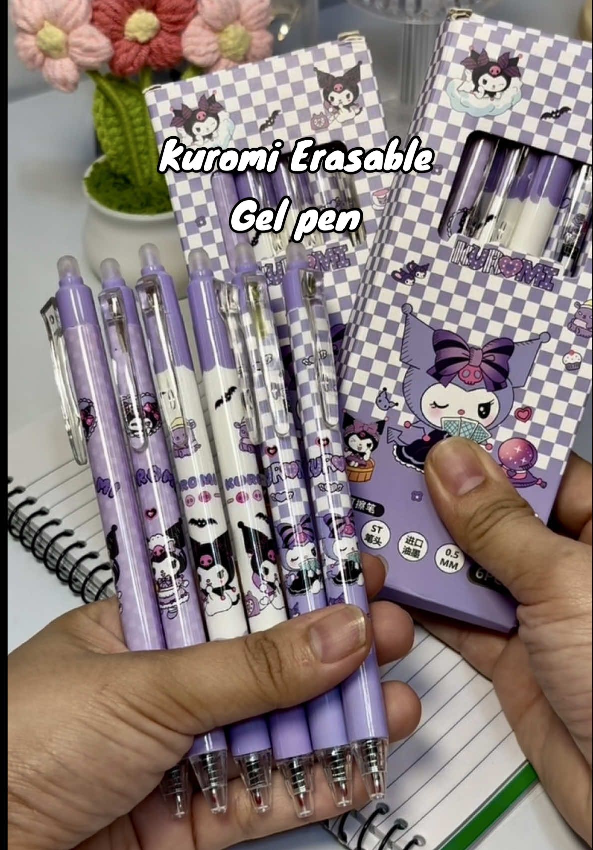 ang cute nitong mga ballpen ! ballpen na may pangbura na ! tapos gel pen pa !  #ballpen #pen #erasablegelpen #gelpen #kuromigelpen 