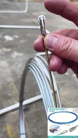 Electrical Wire Threader Wire Puller10 / 20 m Through Wall Wire Guide Device for Wiring Installation#Electrician threading machine # piercing machine # good electrician helper # hardware tool #fyp #foryou #tiktokshop #goodthing 