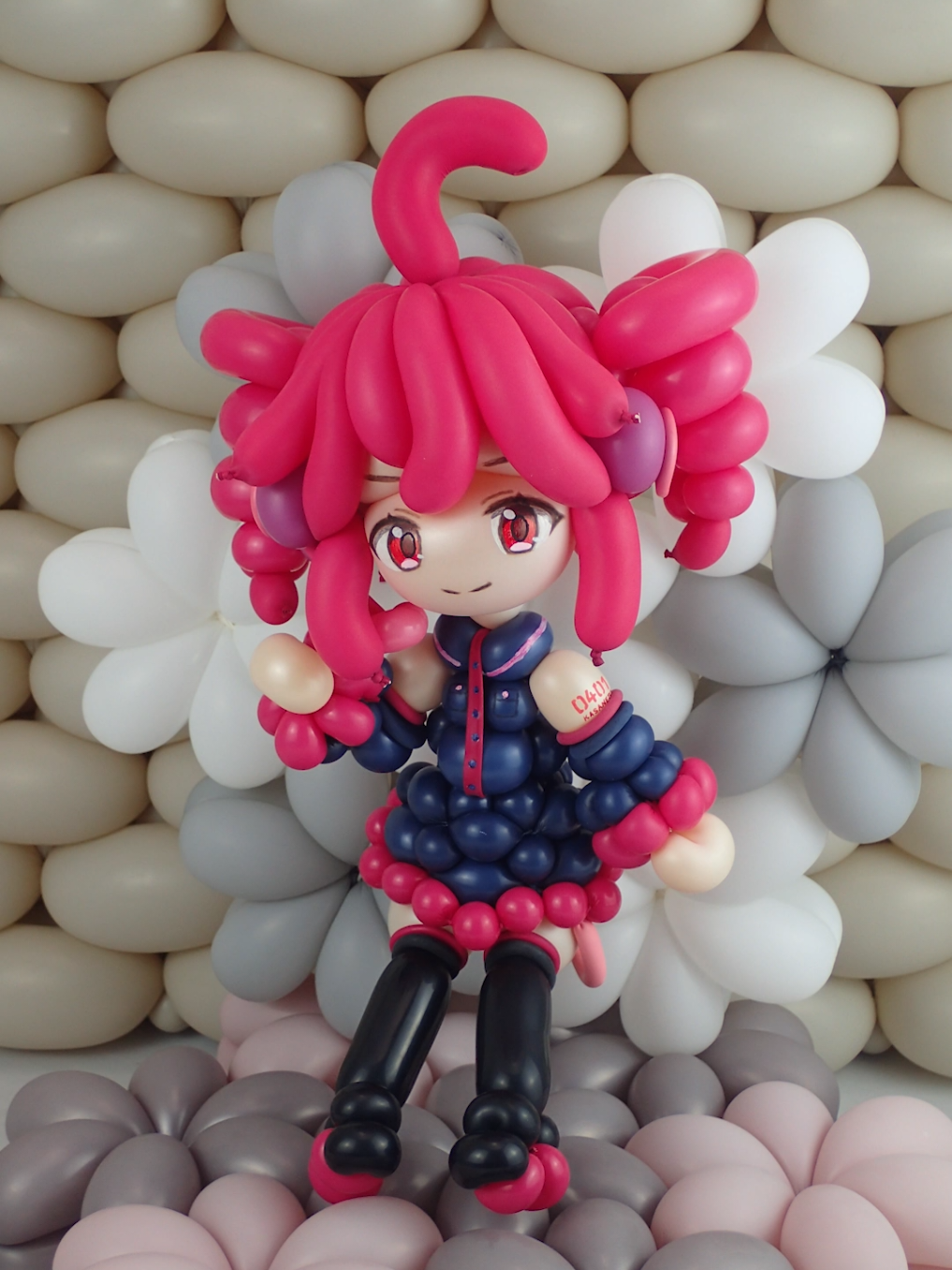 【バルーンアート】テトさん #重音テト #kasaneteto #バルーンアート #balloonart