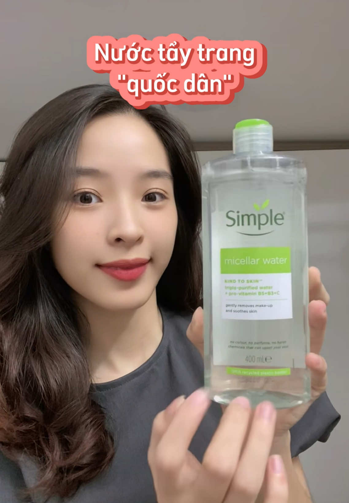 Nước tẩy trang quốc dân Simple #simple #taytrang #hoptaccungUnilever #huyengiadung03