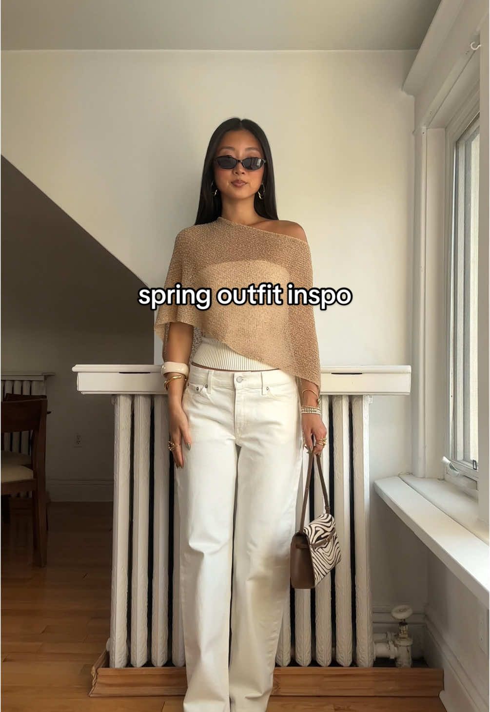 poncho obsessed #springfashion #layeringoutfits 