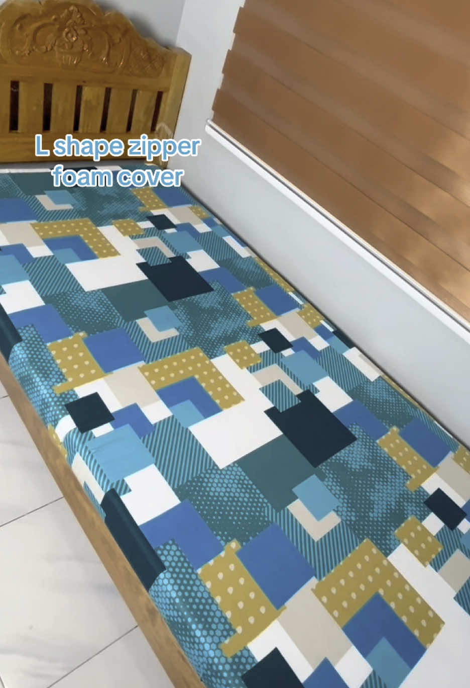 Nahirapan ba kayong maglagay ng foam cover? #foamcover #Lshapezipperfoamcover #zipperfoamcover #cover #bedsheet 