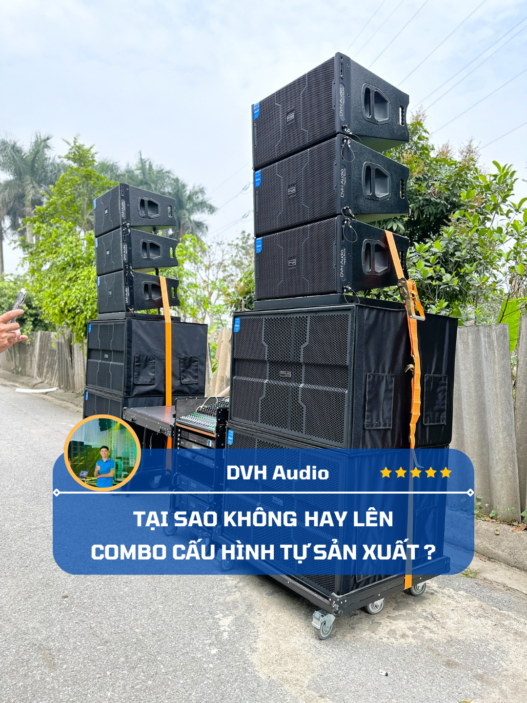 Tại sao không hay lên các cấu hình tự sản xuất ? #dvhaudio #danloasukien #loadamcuoi #xuhuong