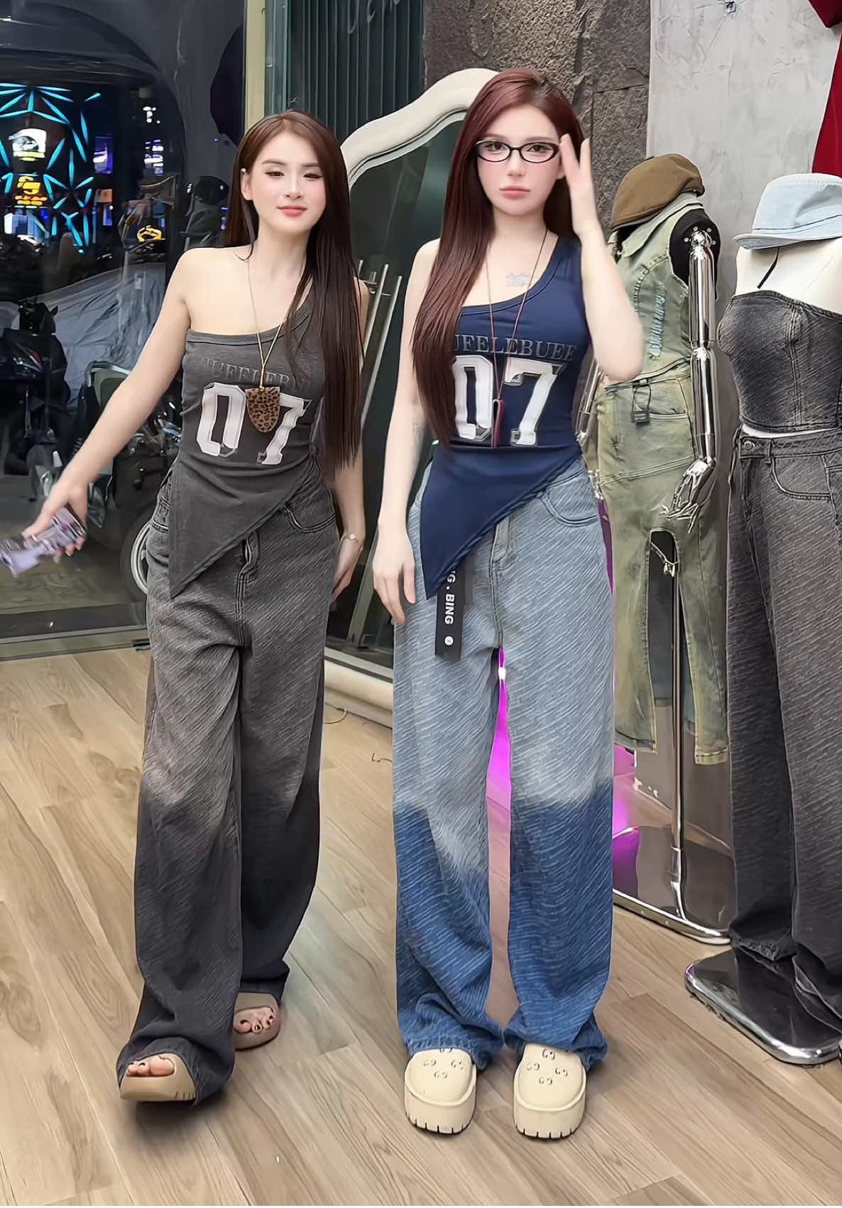 Mua lẹ mí bà ưiii #lenxuhuong #lethithanhtuy #pônstore #mỗingàymộtoutfit #lênxuhướng 