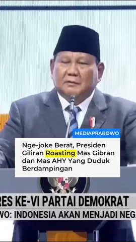 Saat memperlihatkan slide prediksi Goldman Sachs, Indonesia pada tahun 2050 akan menjadi kekuatan ekonomi no. 4 di Dunia (25 tahun lagi), Presiden Prabowo lalu menyebut 25 tahun lagi siapa tahu ada Presiden AHY pas Indonesia menjadi kekuatan ekonomi no. 4 di dunia. Presiden lalu menyinggung Wapres Gibran dan Menteri AHY yang duduk berdampingan. Sekarang duduk berdampingan, nanti bisa bersaing ini dua orang ini. 😂😂