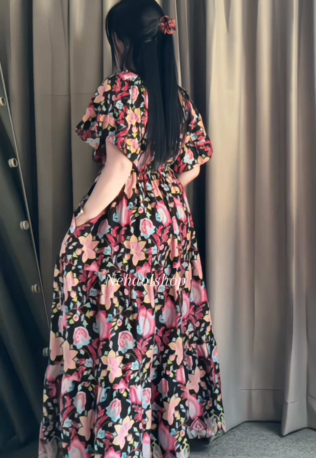 Rekomendasi longdress kekinian rayon premium #longdress #longdresskekinian #mididressrayon 