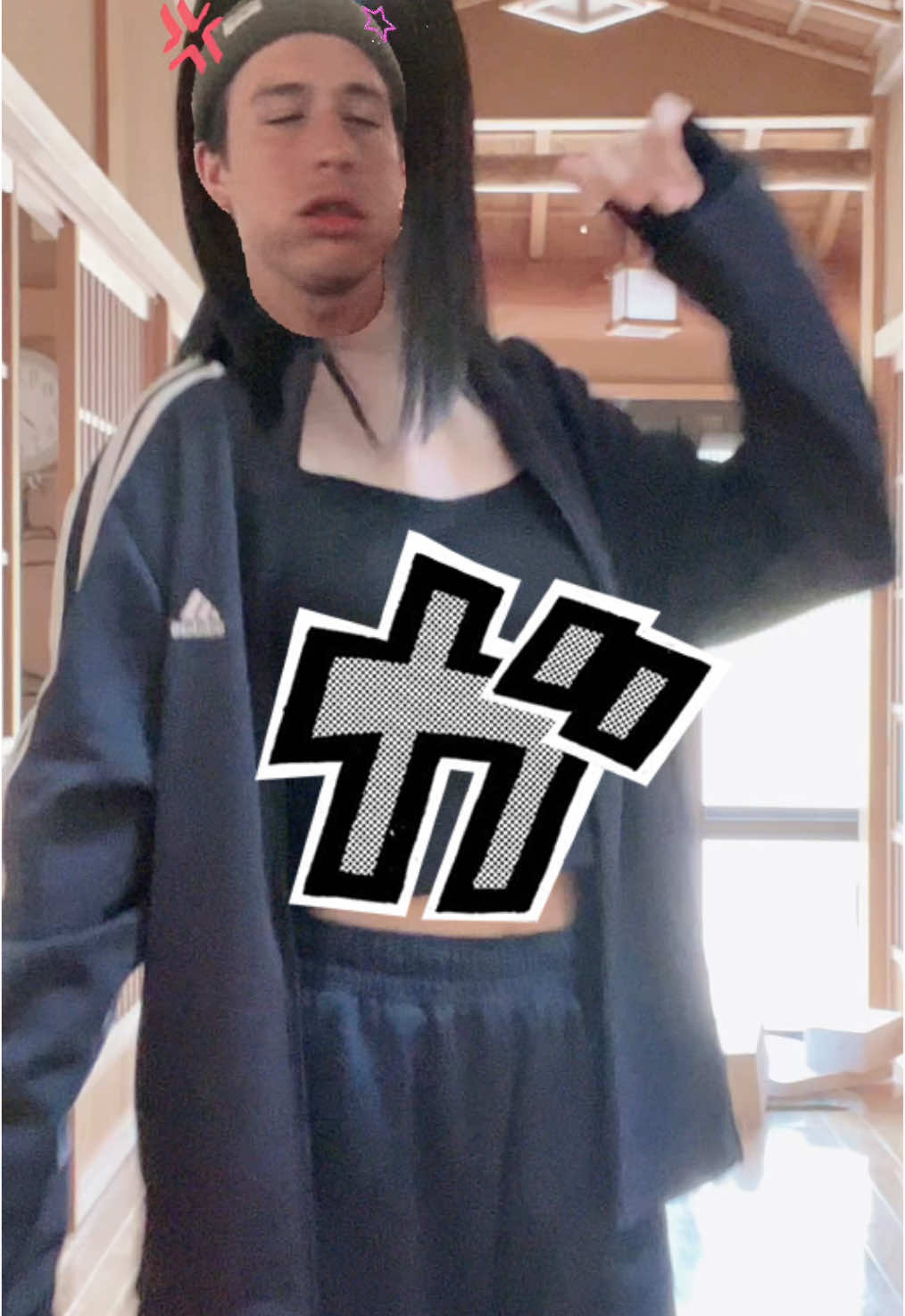 学校のジャージ🫵🏼🫵🏼🫵🏼 #初投稿  #fyp  #おすすめのりたい  #ジャージ  #廊下ちゃん 