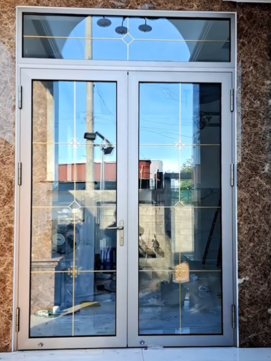 NHÔM XINGFA NHẬP KHẨU ANODE MÀU SÂM BANH - KÍNH NAN ĐỒNG  -#nhomkinhphanthiet -#anhtu  -#bogo -#nhomanone -#kinhnandong -#xuhuong 