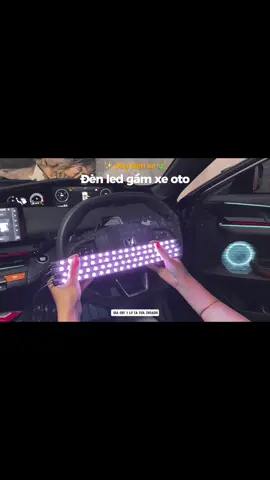 Đèn led chiếu sàn trang trí gầm xe oto #denledoto #phukienoto #phukienxehoi #trangtrixehoi #xuhuongtiktok 