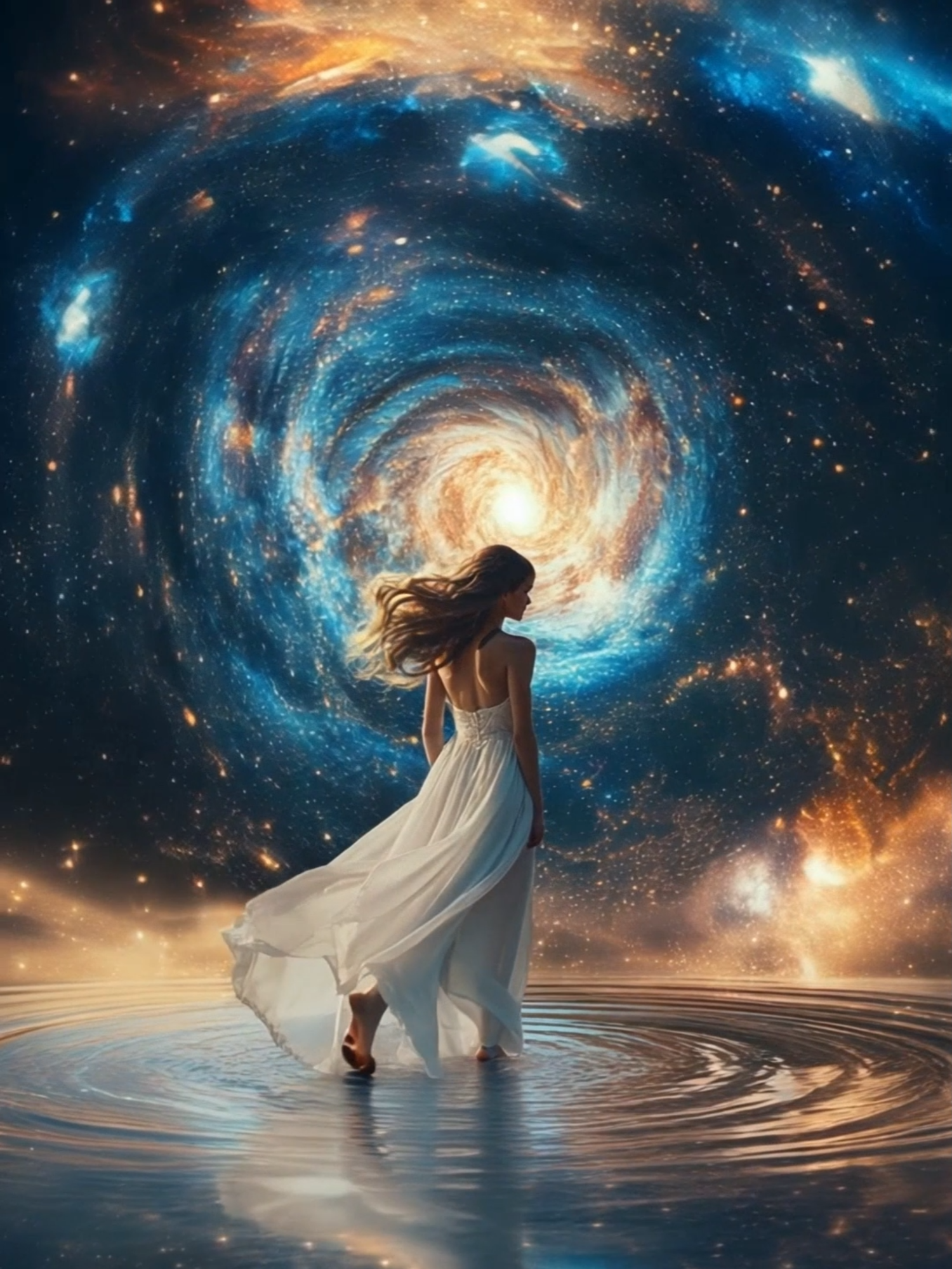 🌌✨ Celestial Drift – The Woman Between Worlds 🌊🌠 Enter a vision where the cosmos and the soul move as one. 🌙💫🌀 #aiart #enchantedworld #magicalvibes #AIfantasy #TiktokMagic #fantasy #enchantedfantasies #magical #magicmoments #fyp