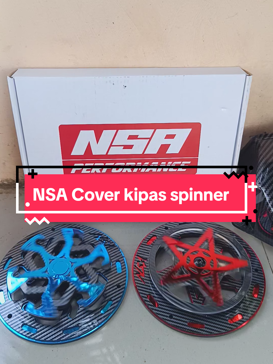 #NSA Cover kipas spinner Robot, Bintang Carbon 💥✅ #nsaperformance #nsaspinerbintang #NSA #viralvideo #f 