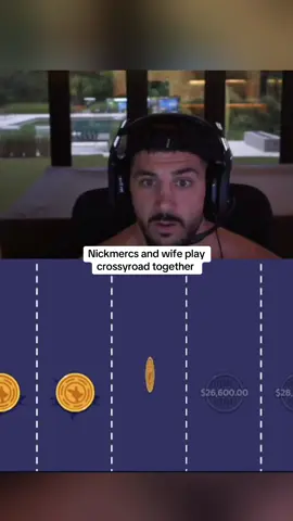 Nickmercs and wife play crossyroad together #kickstreaming 