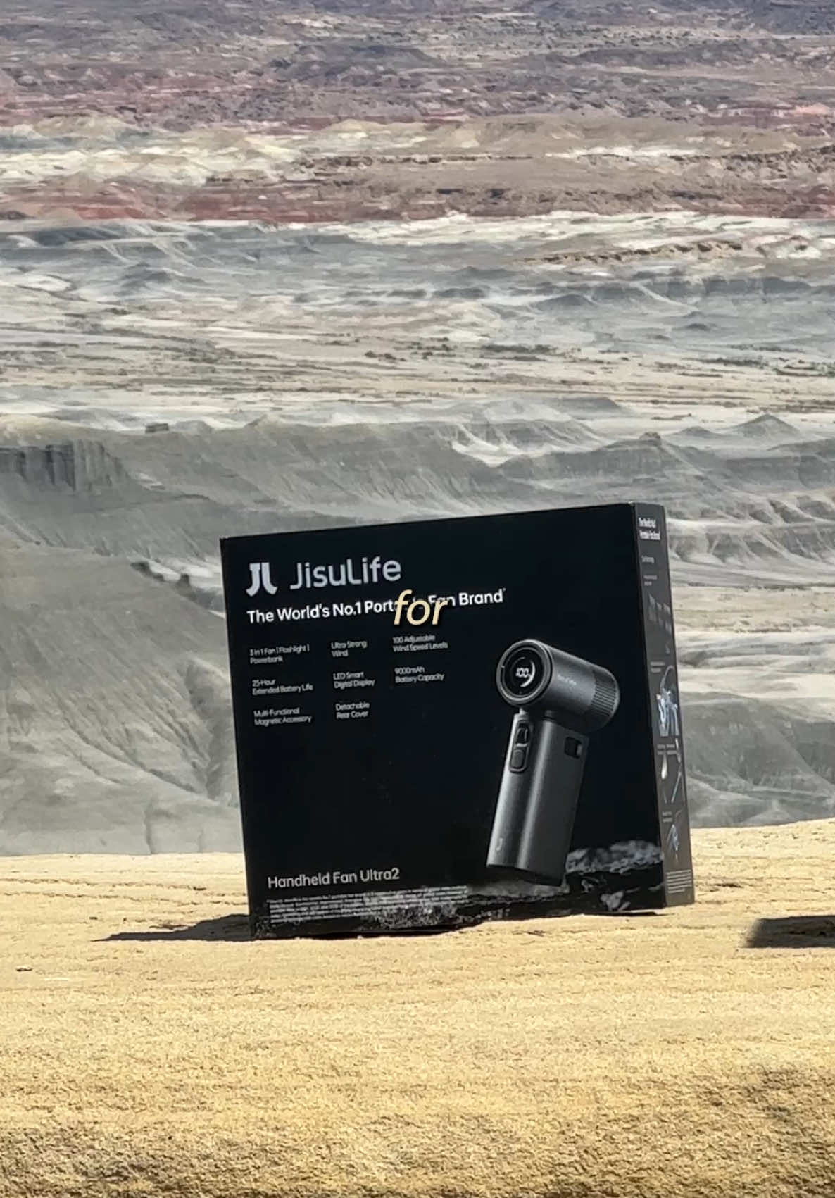 One of my favorite camping hacks using the @jisulife.official handheld fan 🔥 💨  #JisuLife  #JisuLifeUltra2