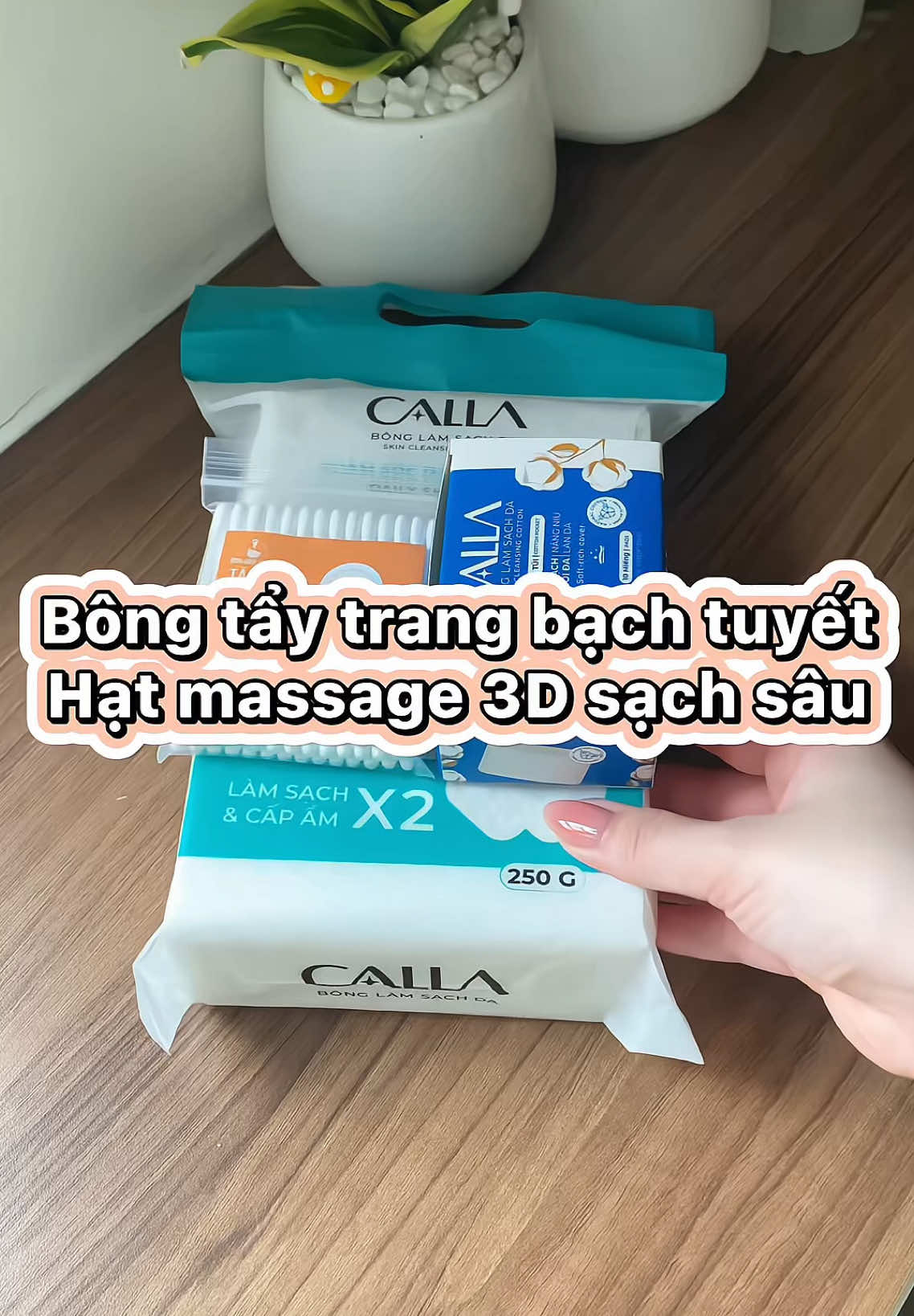 Bà nào tìm bông tẩy trang sạch thì xài thử đi nè #bongtaytrang #bongtaytrangquocdan #taytrang #taytrangsachsau #lamsachda #skincare #bongtaytrangcottonpads #bongtaytrangcalla #lamdep 