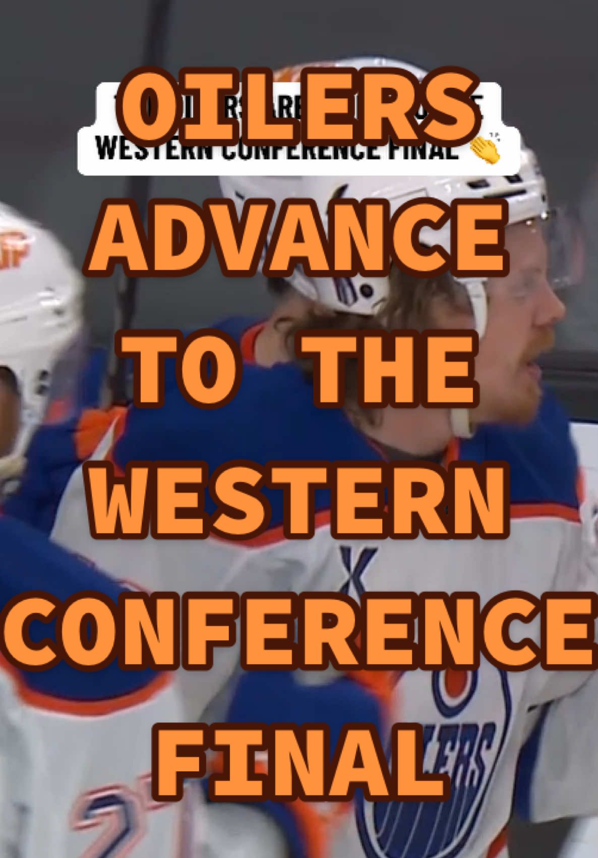 FOR THE THIRD TIME IN FOUR YEARS ‼️ #stanleycupplayoffs #StanleyCup #nhlonsn #NHL #nhltiktok ##edmontonoilers 