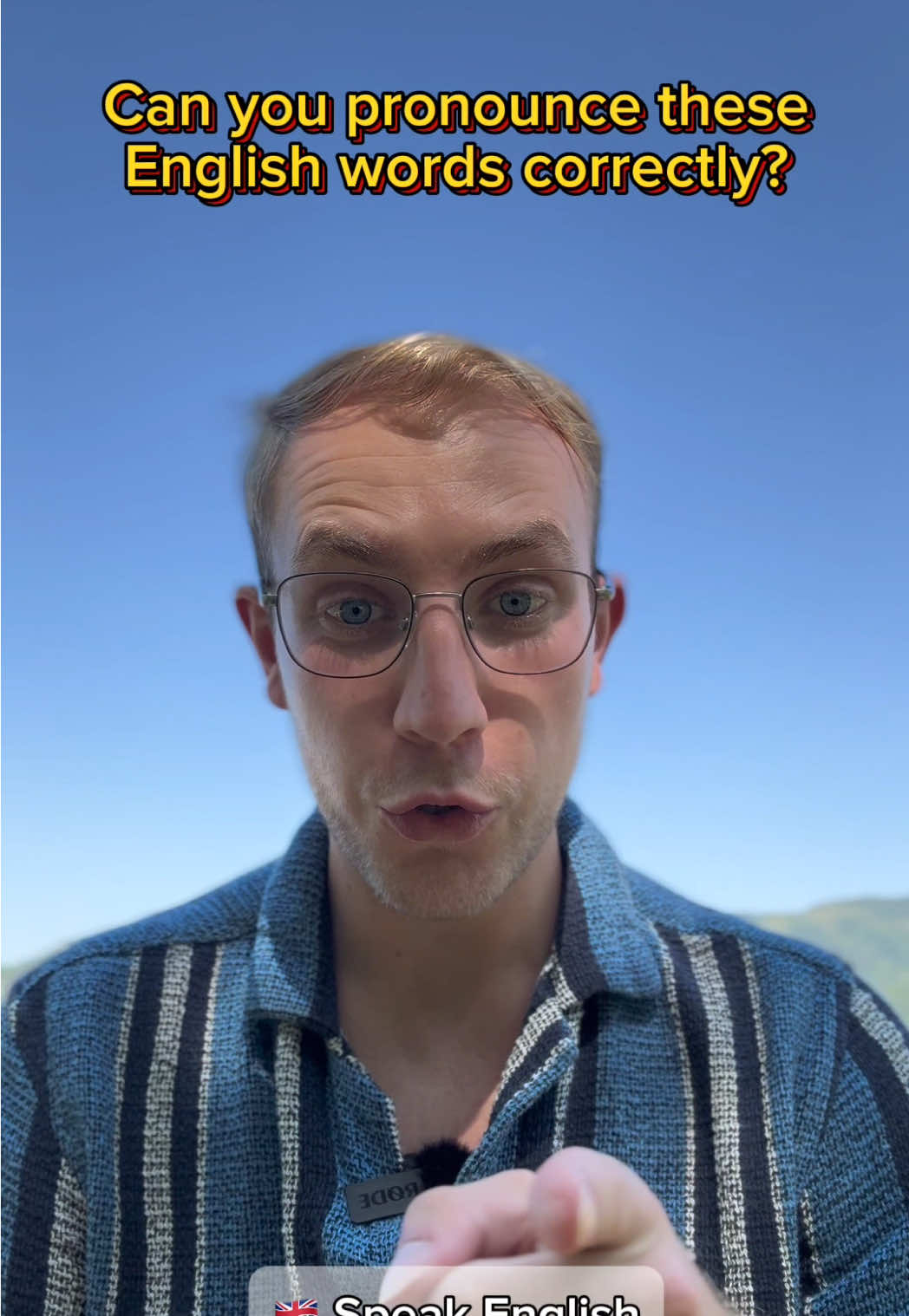 Speak English - Pronunciation Test! 🇬🇧 Can you pronounce these English words correctly? 🗣️ Let’s practise your English pronunciation with some commonly mispronounced words! 🙏 Let me know in the comments how many you got correct! ✅ Follow for more English lessons! 🇬🇧📈🗣️ #english #learnenglish #englishteacher #pronunciation #speakenglish #ielts #ingles #englishlearning #englishonline #englishlanguage #englishspeaking #englishclass #英語 #britishenglish #fyp 