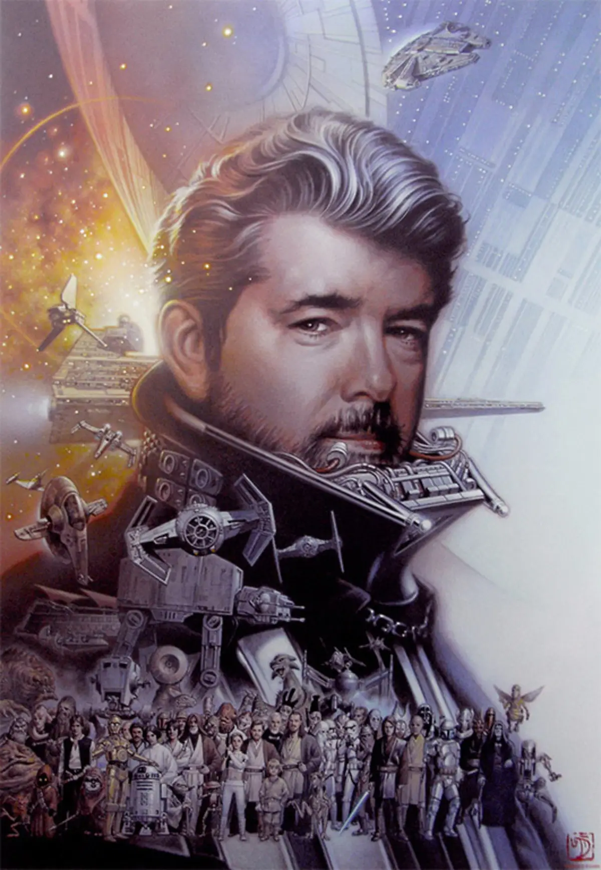 Happy Birthday to the greatest man that created the single most popular and loved IP's in history and has inspired and defined 3 generations of Star Wars fans Without your vision, passion and taking a risk on this truly wonderful IP none of us would be here today. You have inspired so many it's unfathomable, and  you will continue to do so for years to come. Thank you for everything that you have given to the world George Lucas. Happy 81st Birthday and May the Force be with you. Always. #starwars #georgelucas 