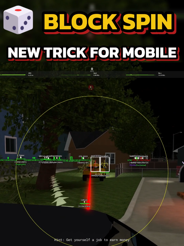 Block Spin New Trick For Mobile Player🔥 #blockspin #roblox #robloxfyp #blockspincodes 