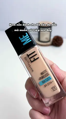 Kem nền kiềm dầu tới 16h #maybelline #kemnenkiemdau #makeup #Maybelline #MaybellinePartner 